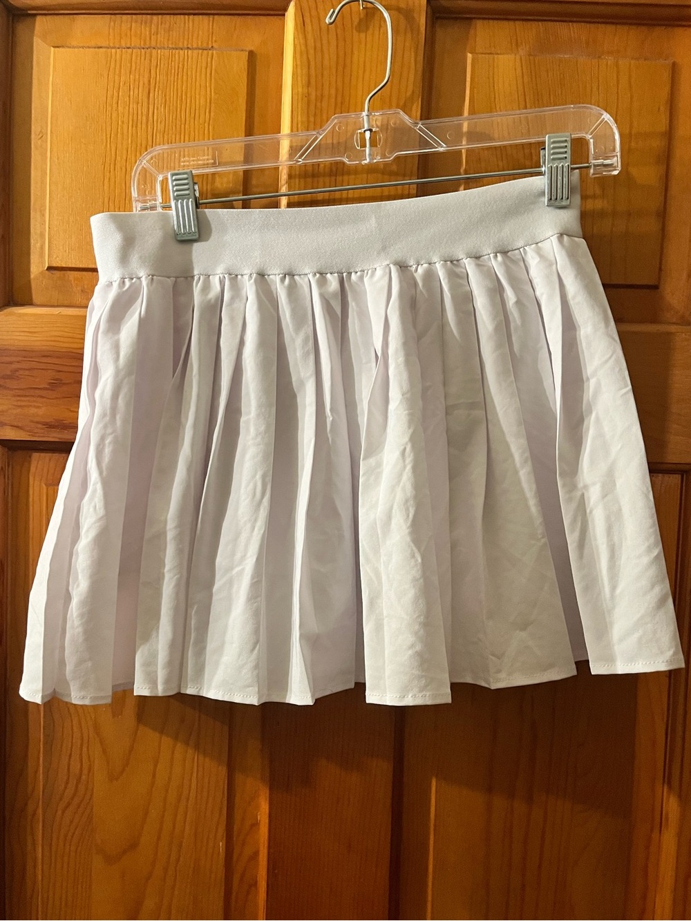 Forever 21 Women’s Tennis Skirt / Skort White Pleated Built In Shorts Preppy M